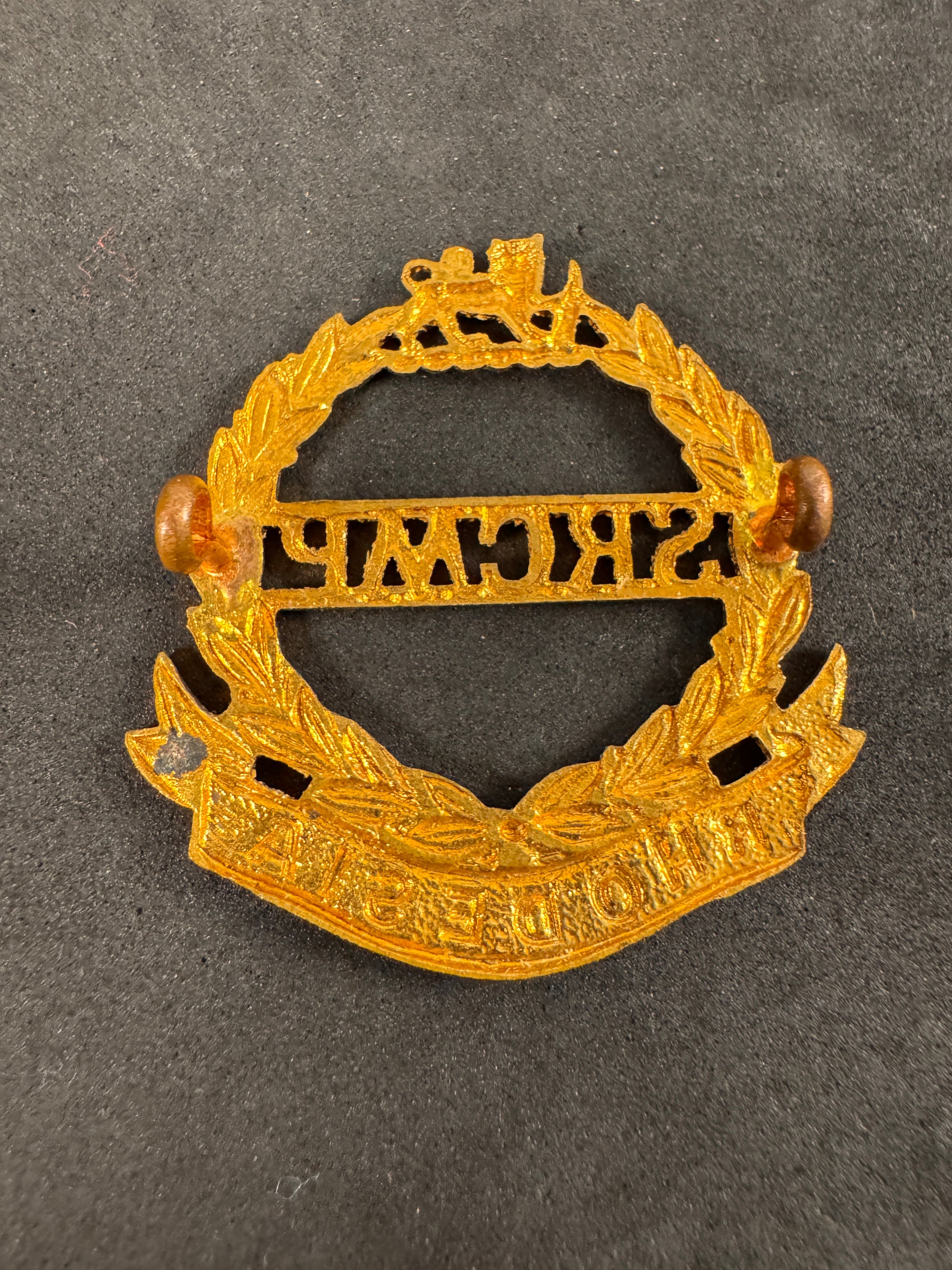 Photo 2 of South Rhodesia Corps of Military Police (SRCMP) Cap Badge - collectible militaria item