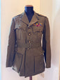 Photo 1 of WW2 British Army Royal Artillery Officer's Uniform Tunic & Trousers - collectible militaria item