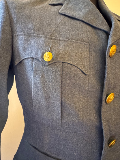 Photo 3 of WW2 British Army Royal Air Force Pilot Officer Navigator Uniform Tunic & Trouser - collectible militaria item