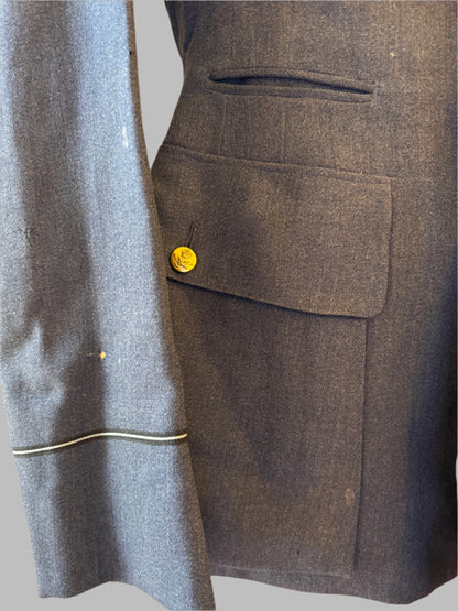 Photo 6 of WW2 British Army Royal Air Force Pilot Officer Navigator Uniform Tunic & Trouser - collectible militaria item