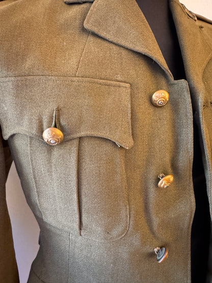 Photo 10 of WW2 British Army King's Own Yorkshire Light Infantry Officer's Uniform (KOYLI) - collectible militaria item