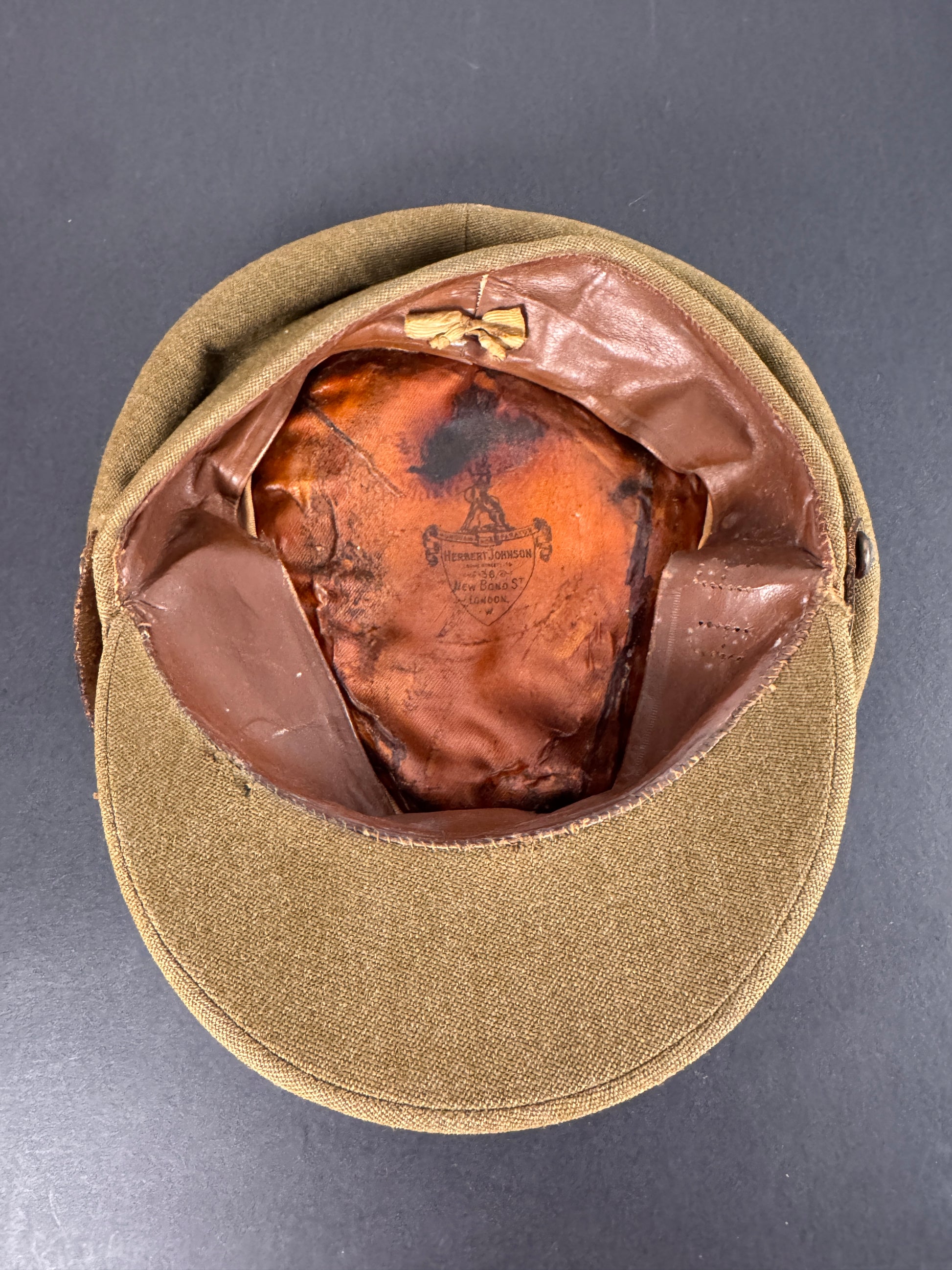 Photo 8 of WW2 British Army 90th (City of London) Field Artillery Regiment Officer's Cap - collectible militaria item