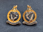 Photo 1 of Queen's Royal Irish Hussars Officer's Collar Badges (Pair) - collectible militaria item