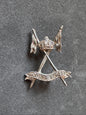 Photo 1 of British Indian Army Hodson's Horse Officer's Silver Cap Badge - collectible militaria item