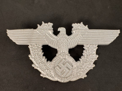 Photo 2 of WW2 German Police Shako Helmet Eagle - collectible militaria item