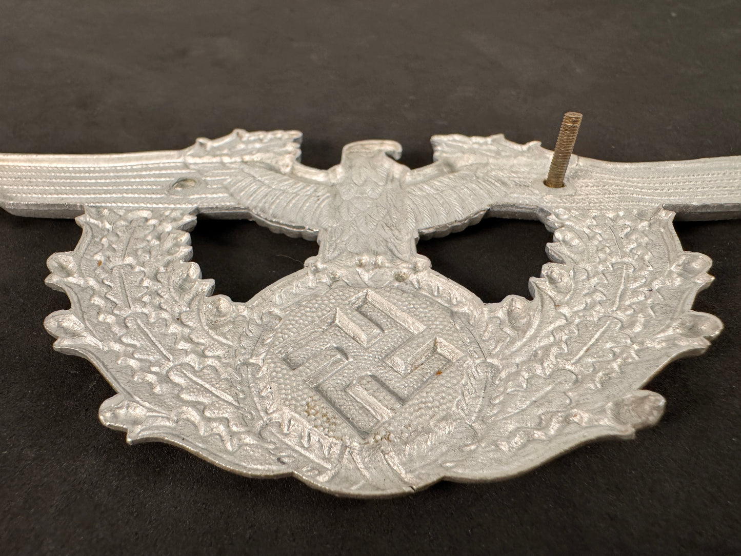 Photo 4 of WW2 German Police Shako Helmet Eagle - collectible militaria item