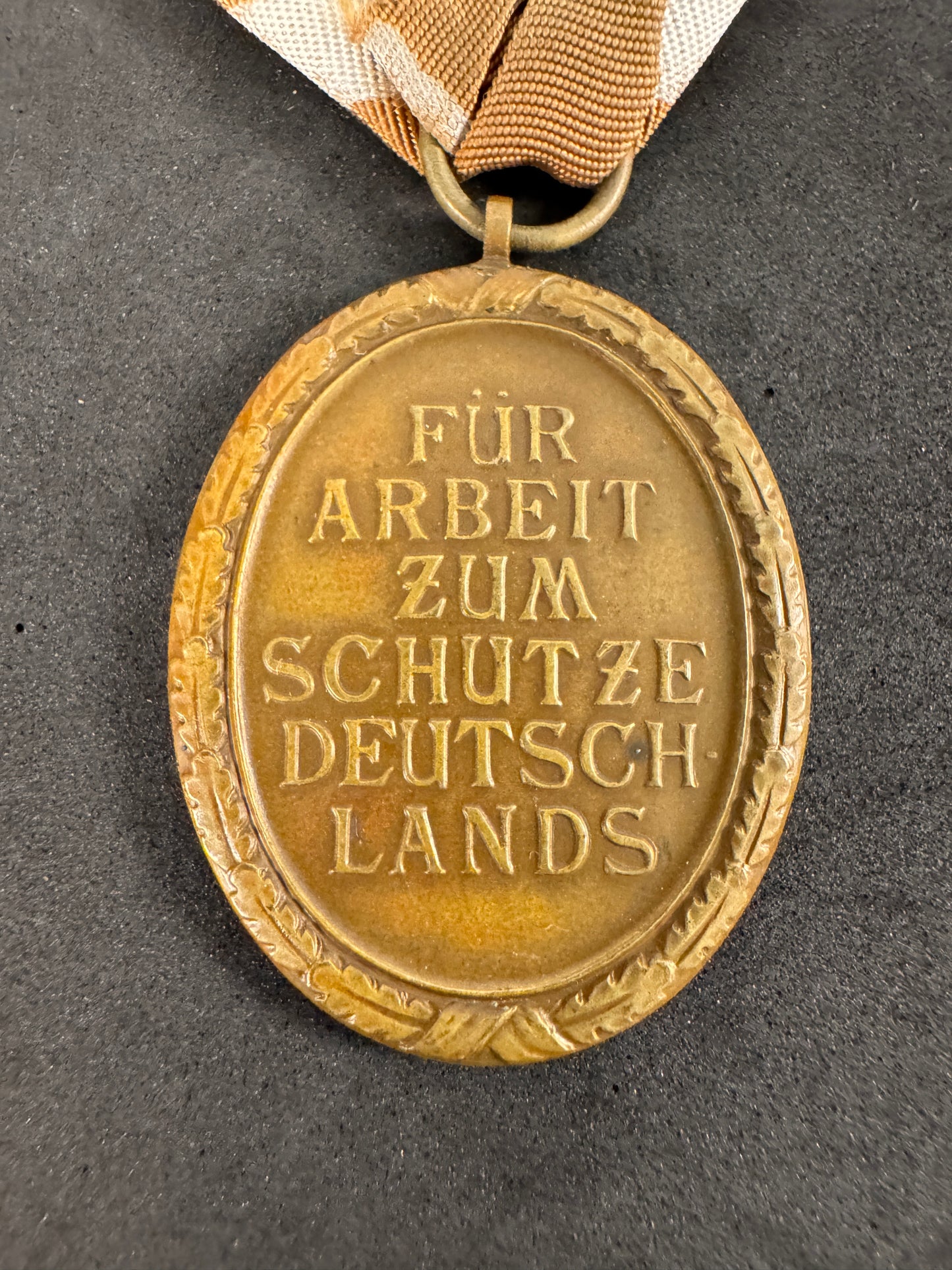 Photo 5 of WW2 German Westwall Medal - Deutsches Schutzwall-Ehrenzeichen - collectible militaria item