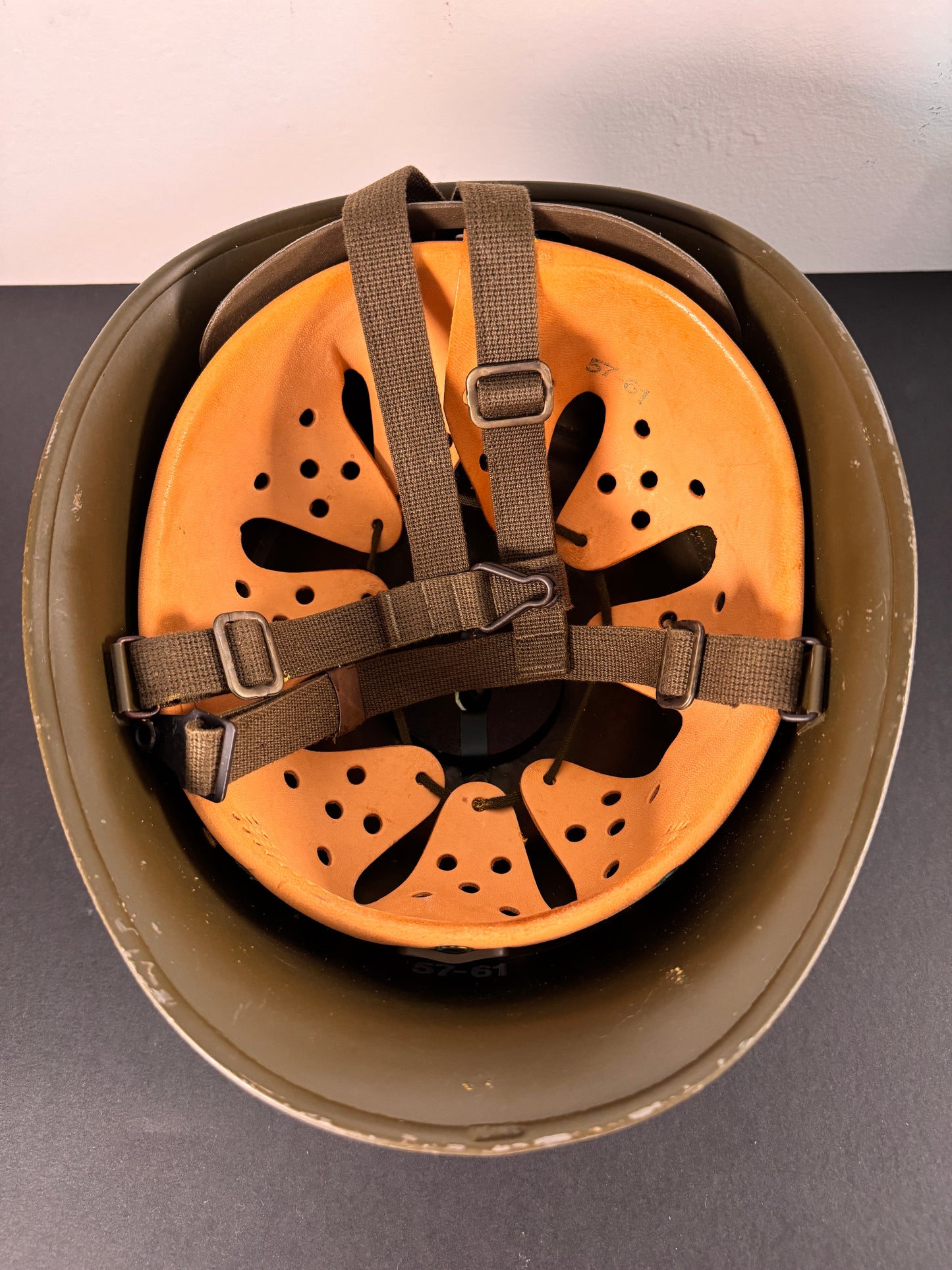 West German Bundeswehr M1A1 M71 combat helmet