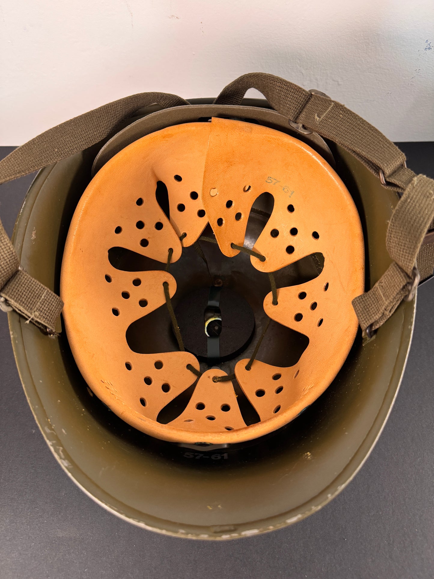 West German Bundeswehr M1A1 M71 combat helmet