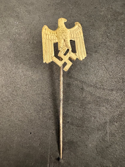 Photo 2 of WW2 German Army Eagle Stickpin Miniature - collectible militaria item