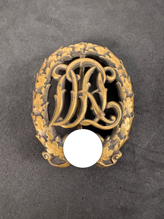 Photo 1 of WW2 German DRL Sports Achievement Badge in Bronze - collectible militaria item