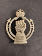 Photo 1 of WW2 British Army Royal Armored Corps (RAC) Cap Badge - collectible militaria item