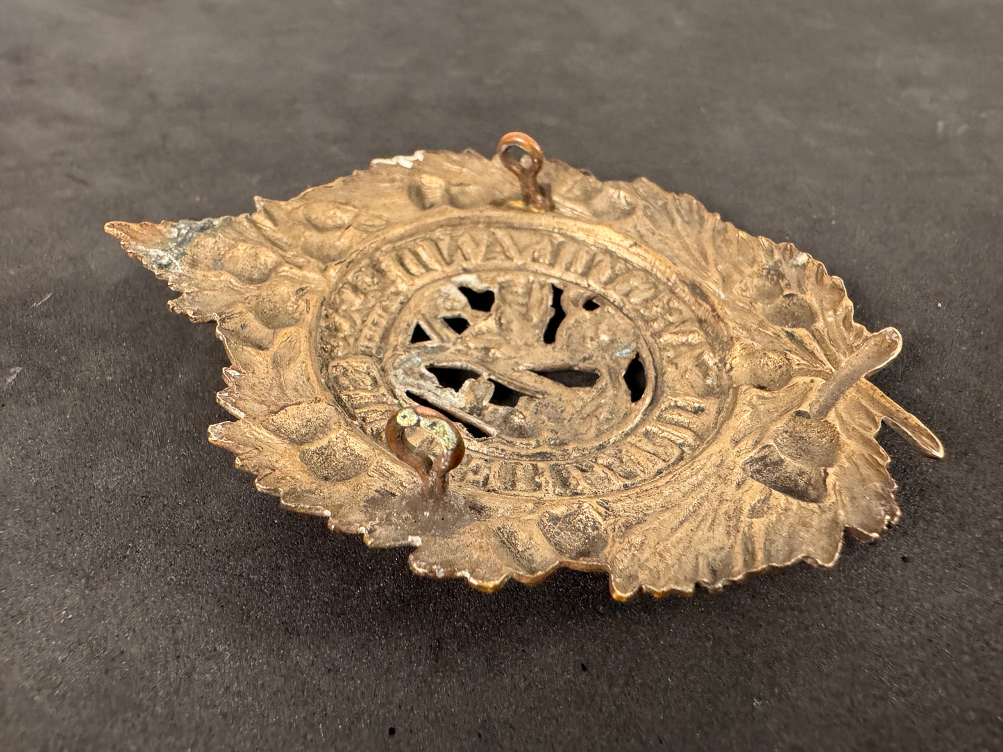 Photo 3 of WW2 British Argyll & Sutherland Highlanders Bonnet Badge - collectible militaria item