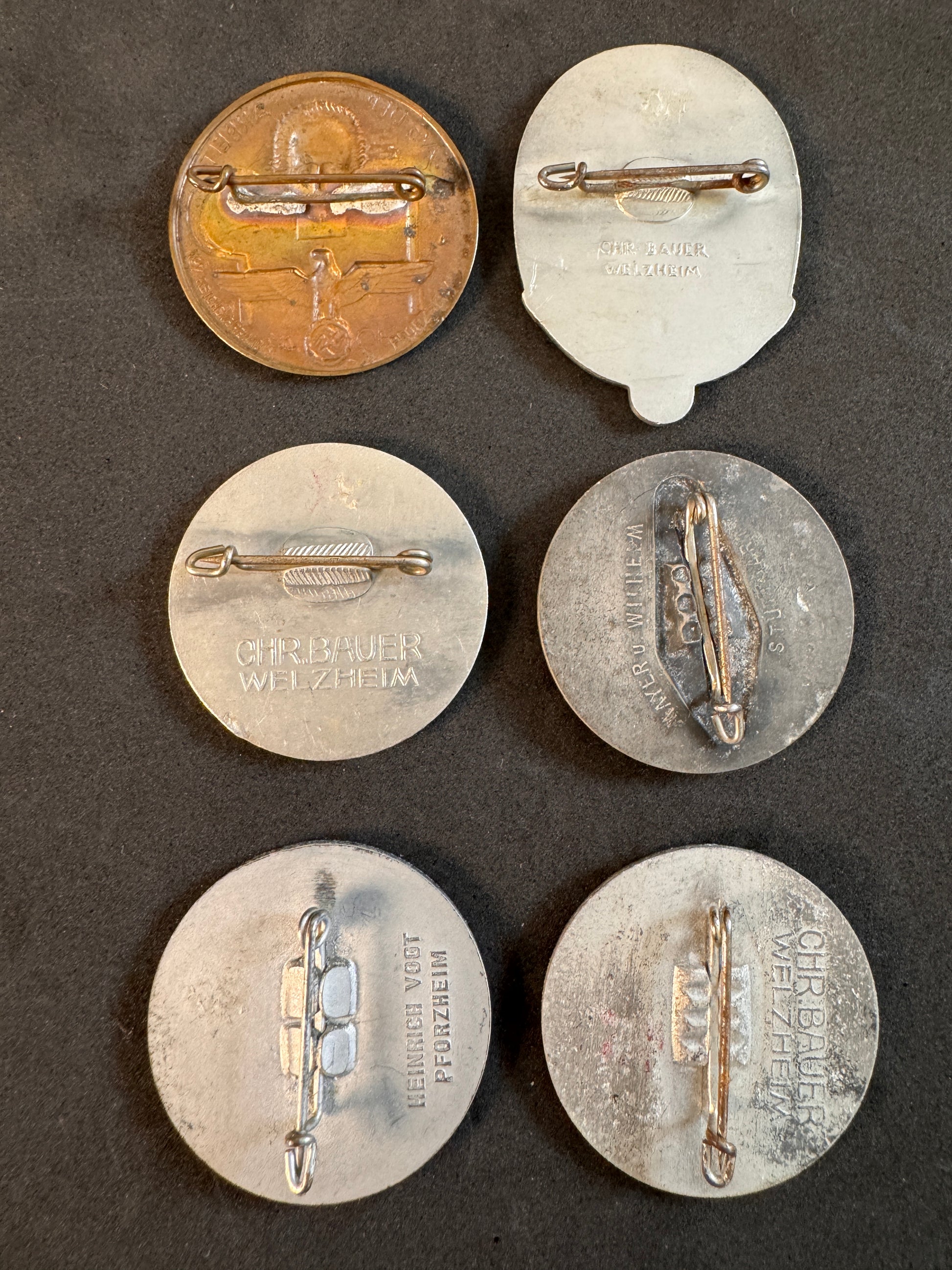 Photo 6 of Third Reich German May Day Event Tinnie Badges - 1934-1939 - collectible militaria item