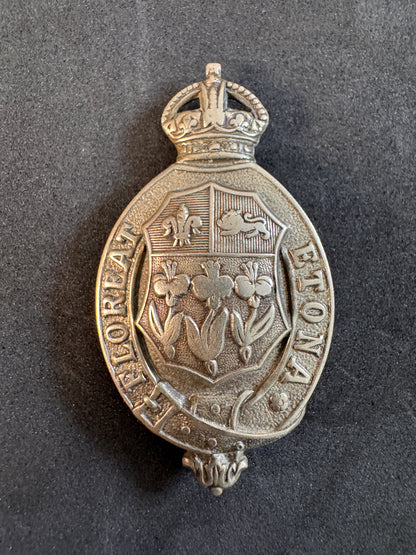 Photo 1 of WW2 British Army Eton College Officer Training Corps (OTC) Cap Badge - collectible militaria item