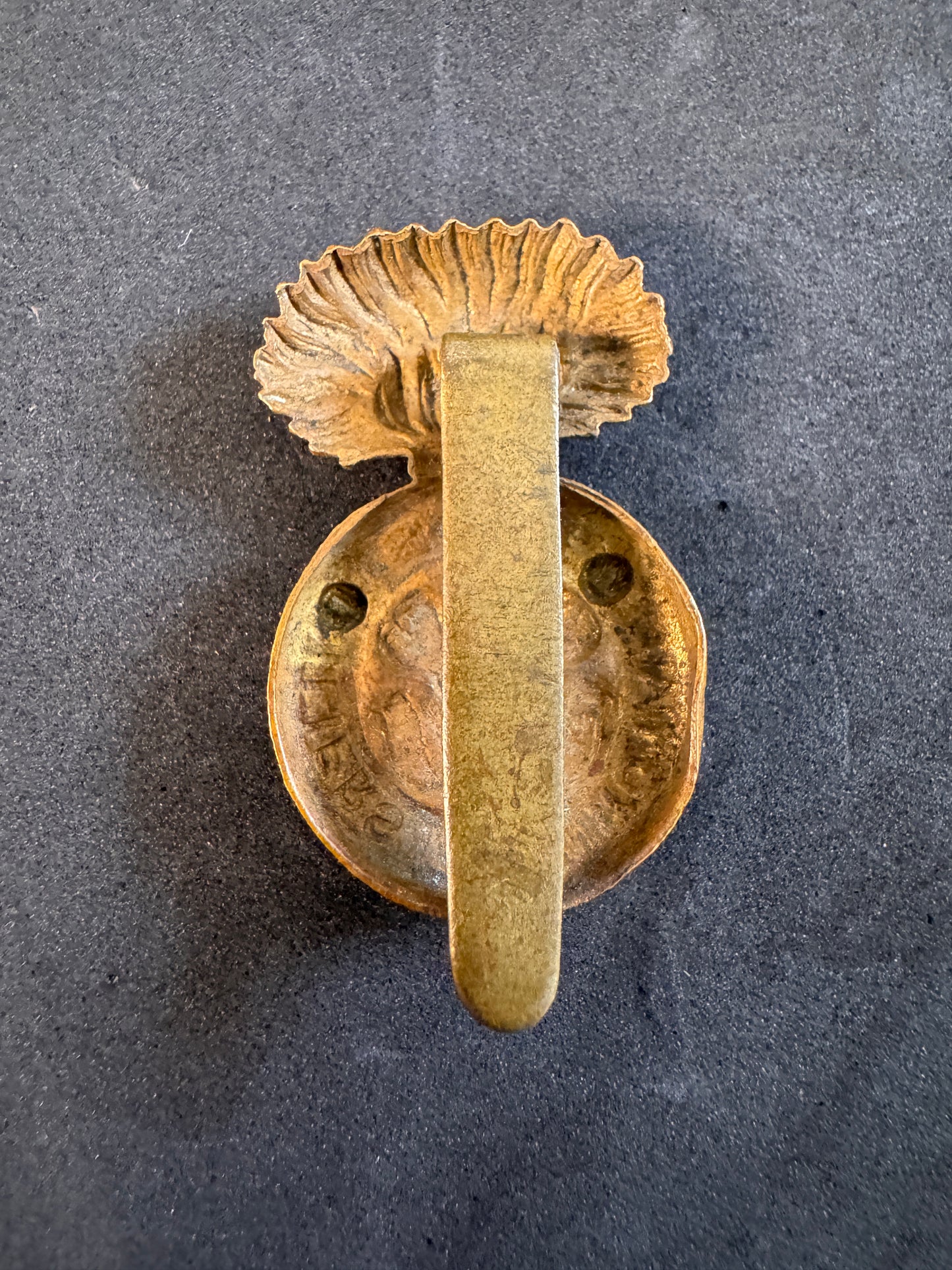 Photo 2 of WW2 British Army Royal Welch Fusiliers Cap Badge - collectible militaria item