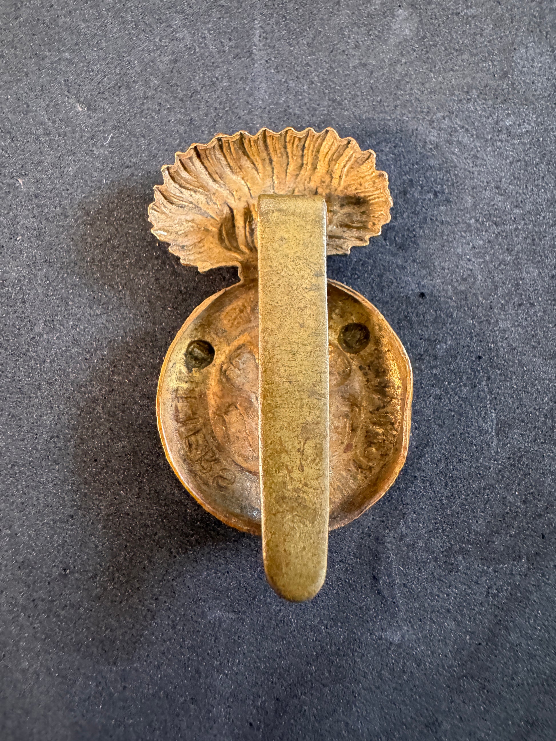 Photo 2 of WW2 British Army Royal Welch Fusiliers Cap Badge - collectible militaria item