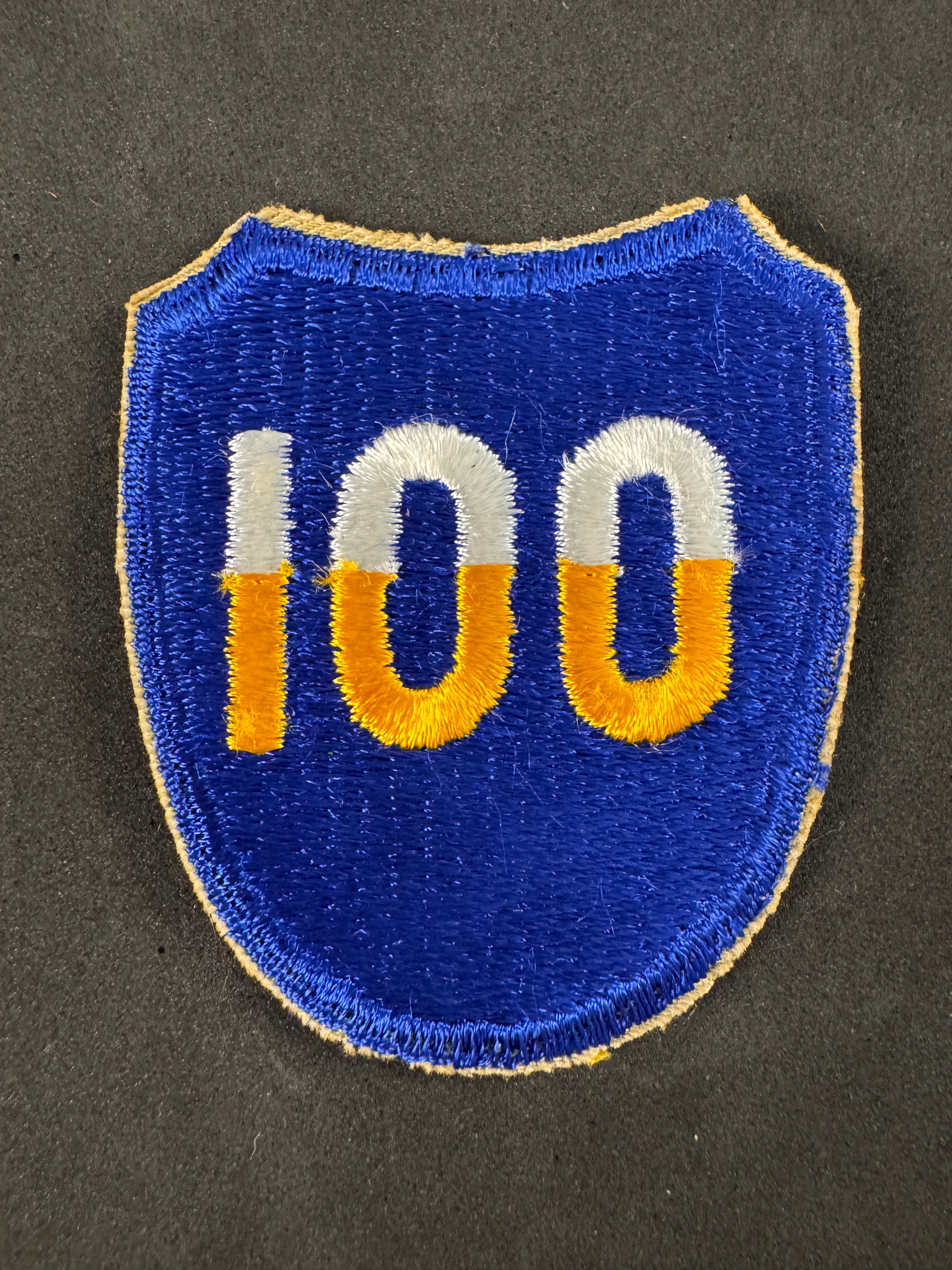 WW2 U.S. Army 100th Infantry Division Formation Sign – Medals-Militaria