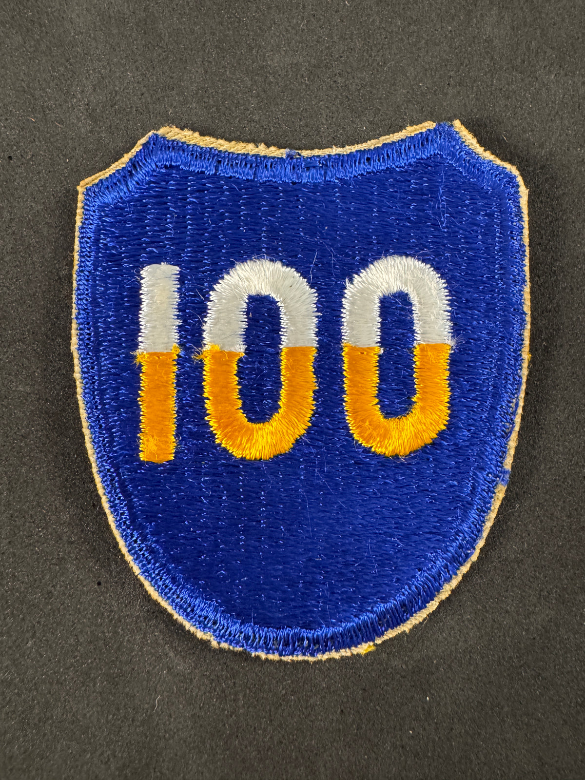 WW2 U.S. Army 100th Infantry Division Formation Sign – Medals-Militaria