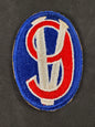 Image of WW2 US Army 95th (9V) Infantry Division Formation Sign Arm Badge