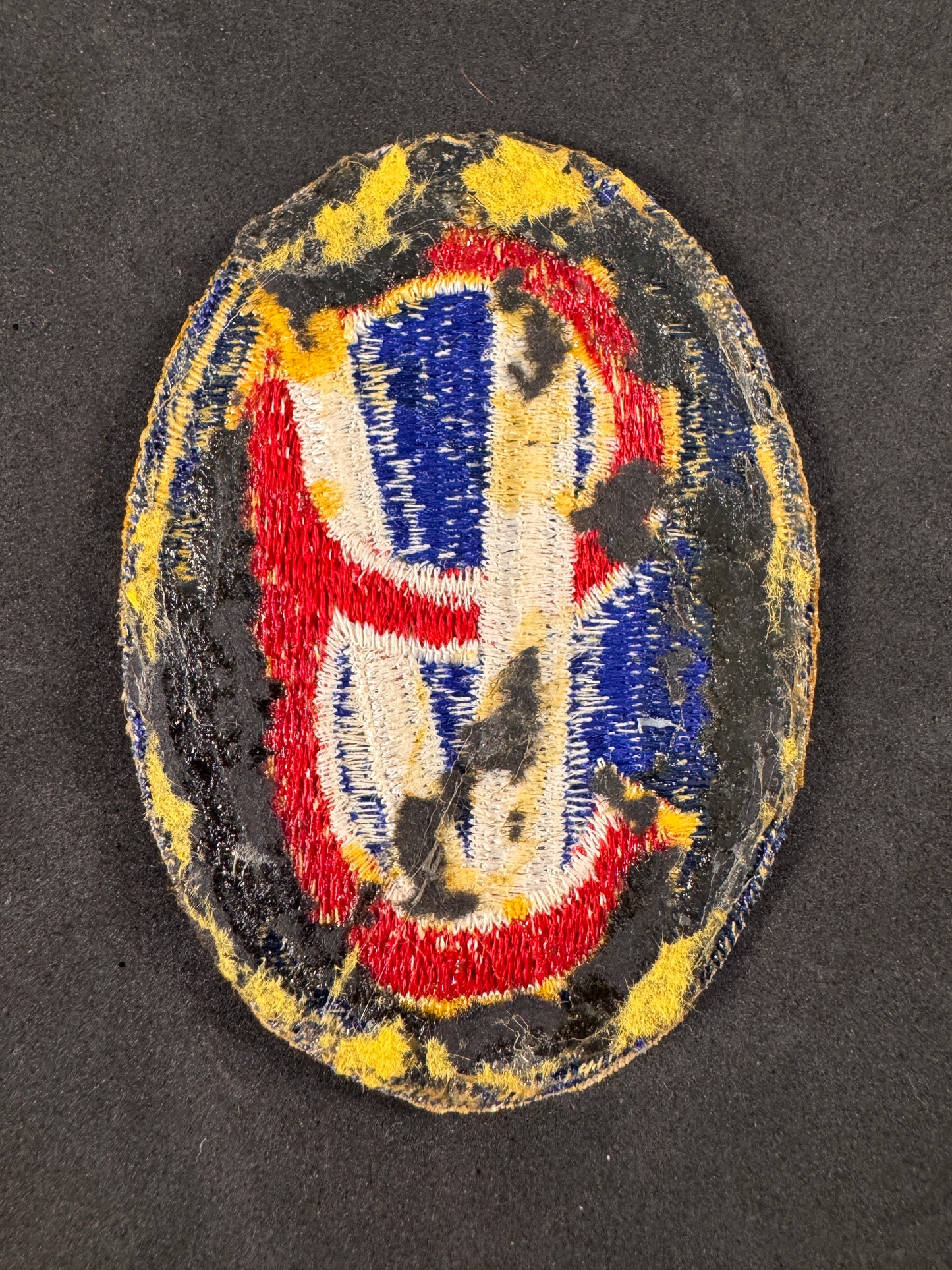 Image of product: ww2 us army 95th 9v infantry division formation sign arm badge