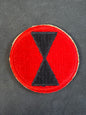Image of WW2 US Army 7th Infantry Division Formation Sign Arm Badge