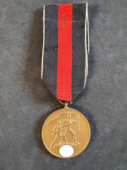 1st October 1938 Sudetenland Medal (Czechoslovakia Annexation)