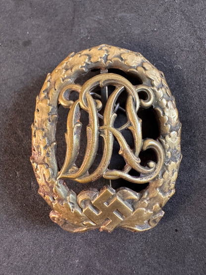 Image of product: ww2 german drl sports badge bronze grade wernstein