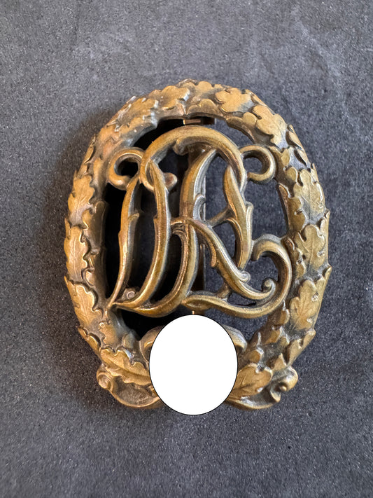 Image of WW2 German DRL Sports Badge Bronze Grade - Ferdinand Wagner