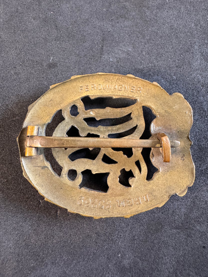Image of product: ww2 german drl sports badge bronze grade ferdinand wagner