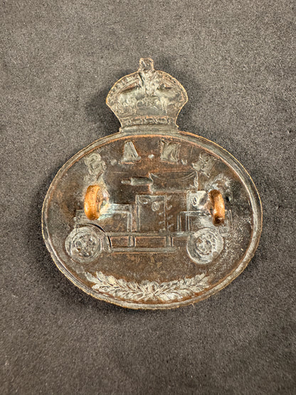 Image of product: ww1 british rnas armoured car section collar badge
