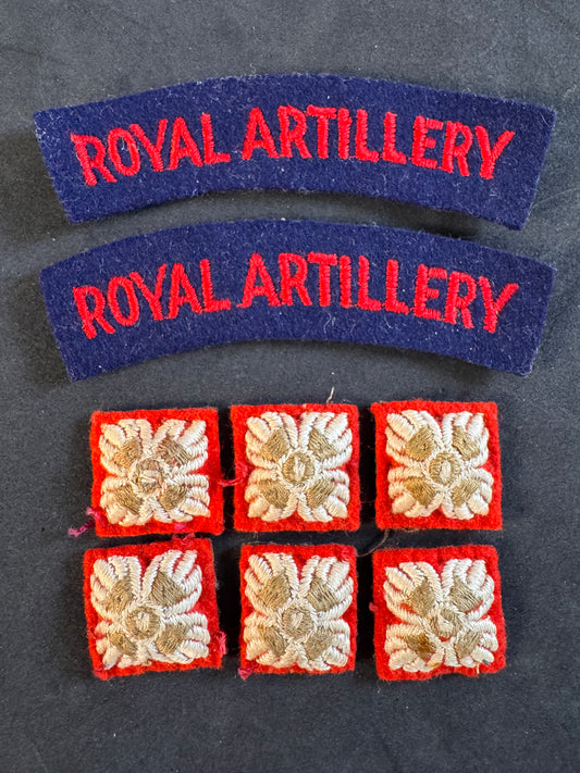 Image of British Army Royal Artillery Officer's Insignia