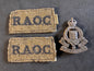 Image of WW2 British Royal Army Ordnance Corps Insignia Badges