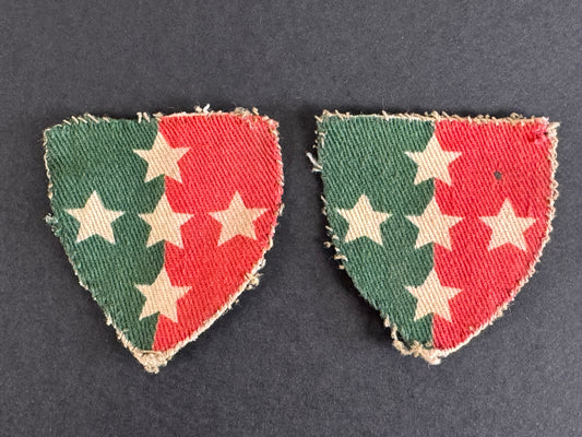 Image of WW2 British Army Royal Pioneer Corps Formation Signs (pair)