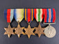 Image of WW2 British Royal Navy Campaign Medal Bar