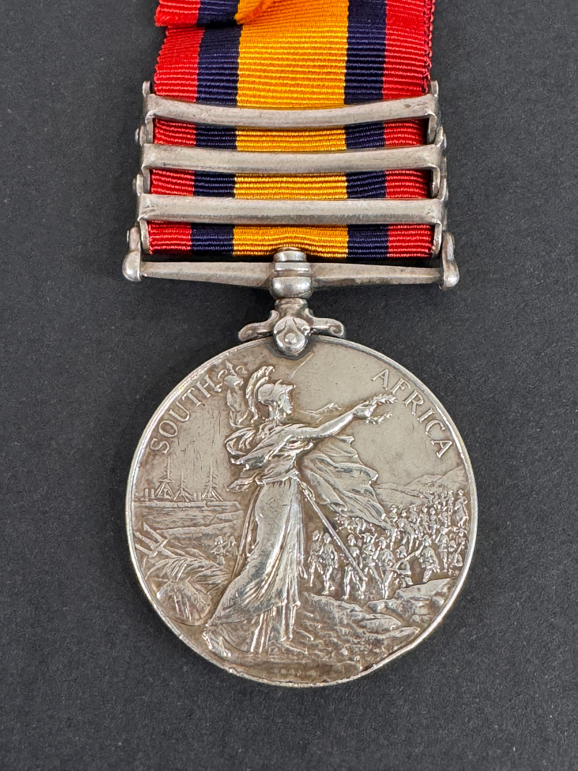 Image of product: queens south africa medal worcestershire regiment boer war