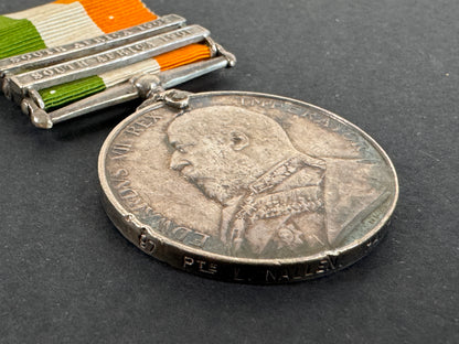 Image of product: kings south africa medal 1901 1902 hampshire regiment boer war