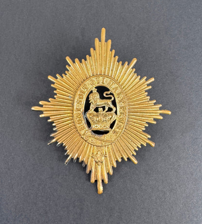 Image of Victorian British Army Royal Reserve Regiment of Dragoons Helmet Plate Badge