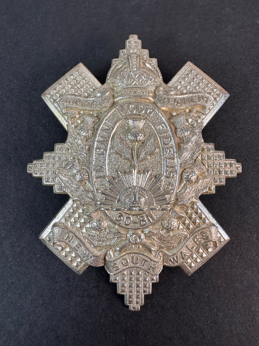 Image of WW2 Australian Army 30th Battalion New South Wales Scottish Cap Badge