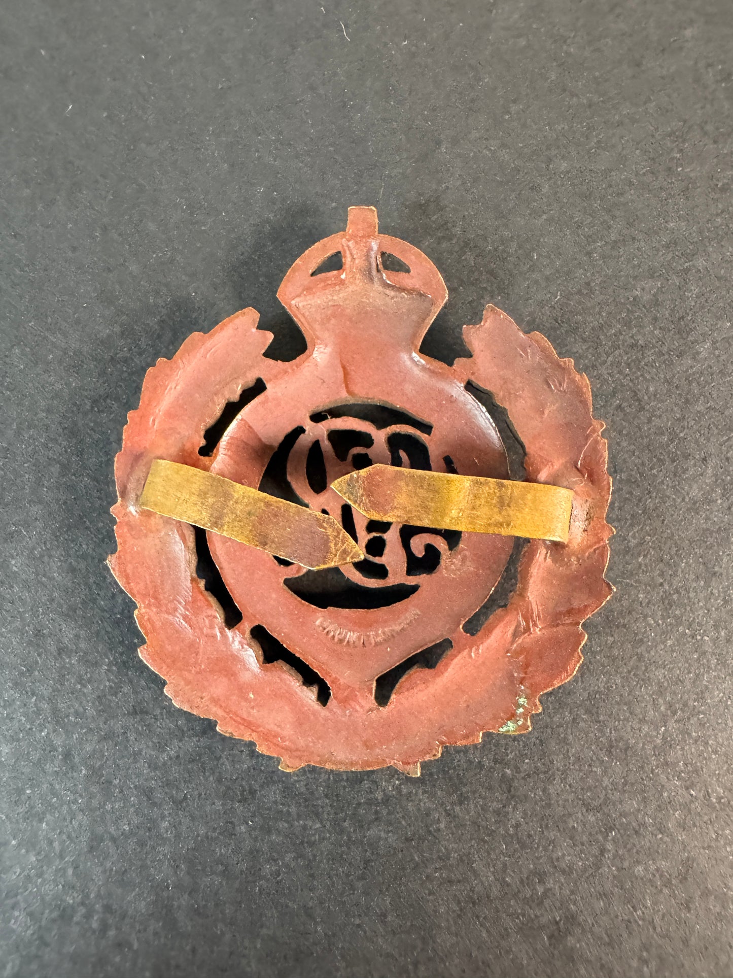 Image of product: ww1 british army royal engineers officers cap badge gaunt