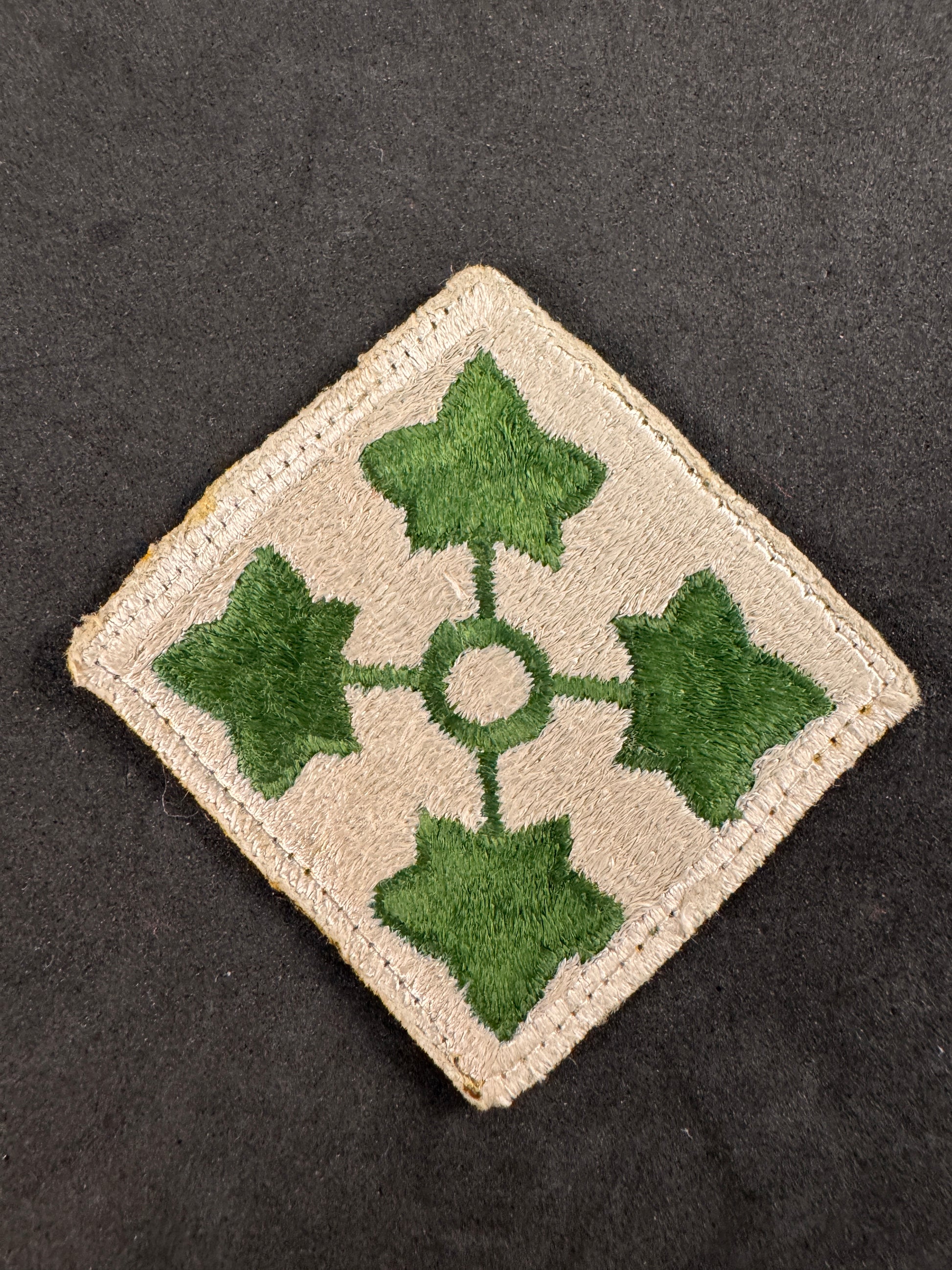 Image of WW2 US Army 4th Infantry Division Formation Sign