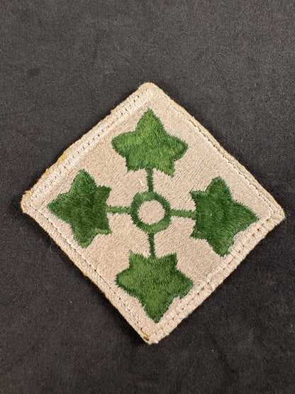 Image of WW2 US Army 4th Infantry Division Formation Sign