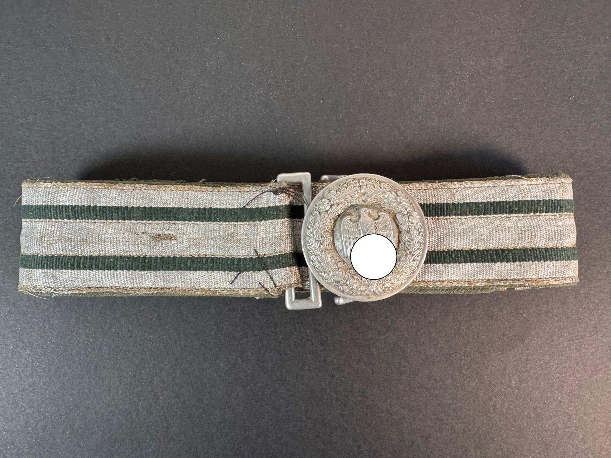 Image of WW2 German Army Officer's Brocade Belt & Buckle