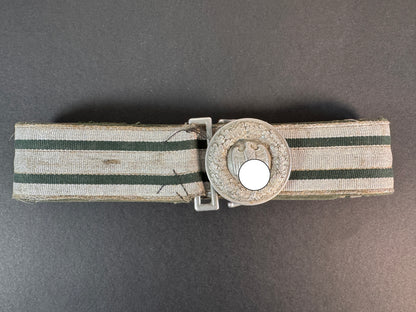 Image of WW2 German Army Officer's Brocade Belt & Buckle