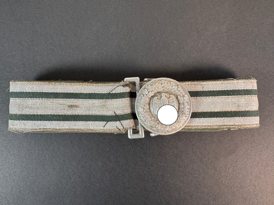 Image of WW2 German Army Officer's Brocade Belt & Buckle