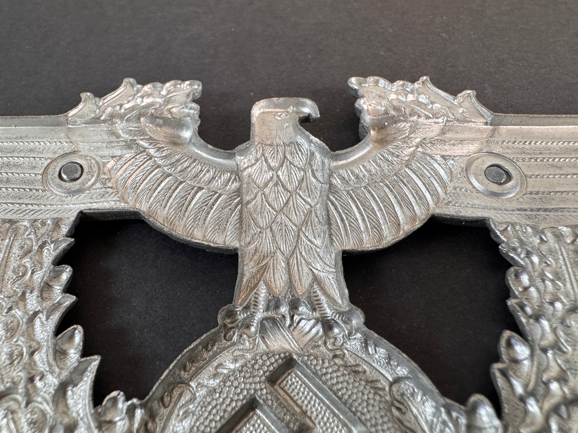 Image of product: third reich german police shako helmet eagle badge