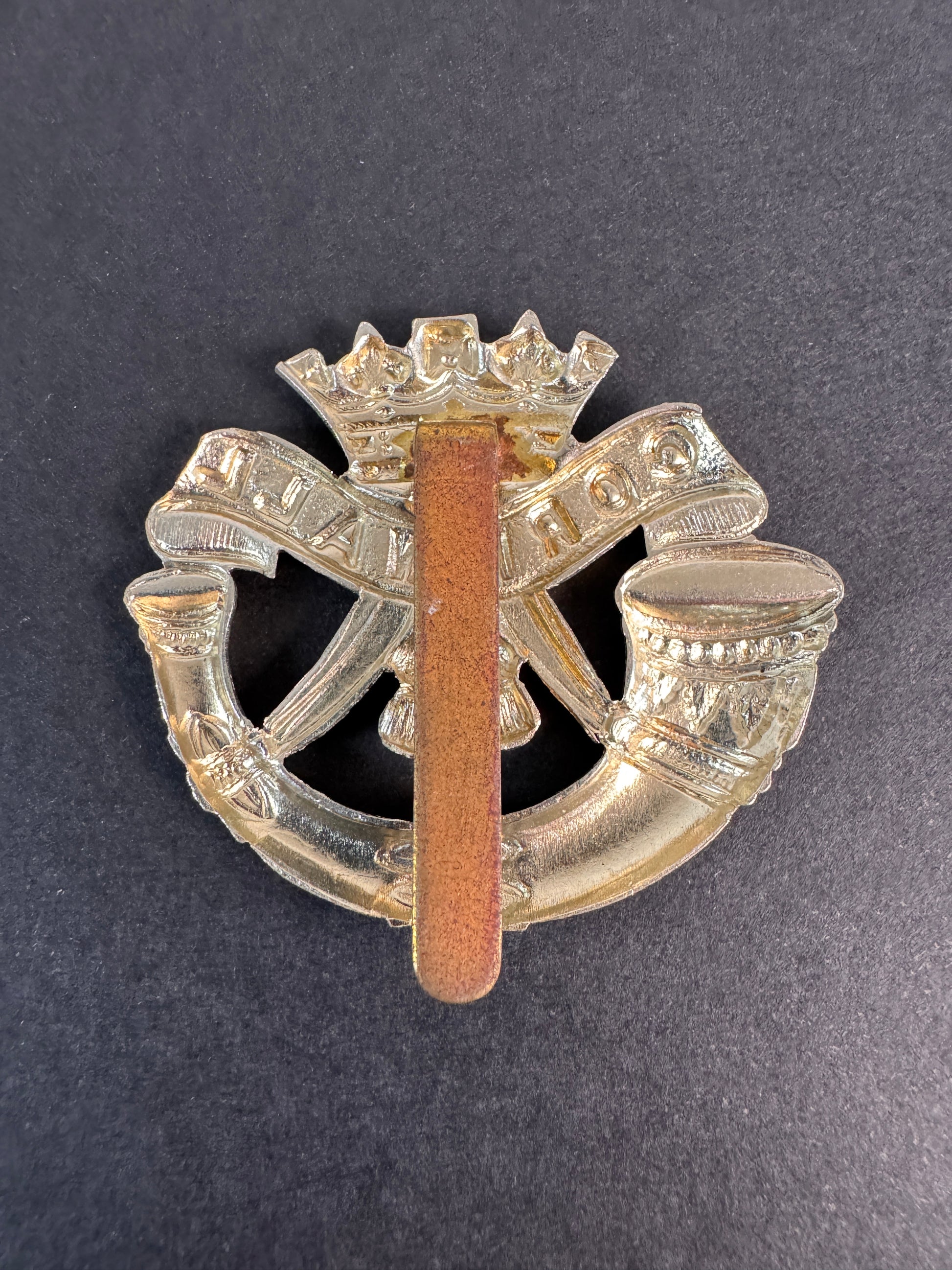 Image of product: ww2 british army cornwall light infantry regiment cap badge