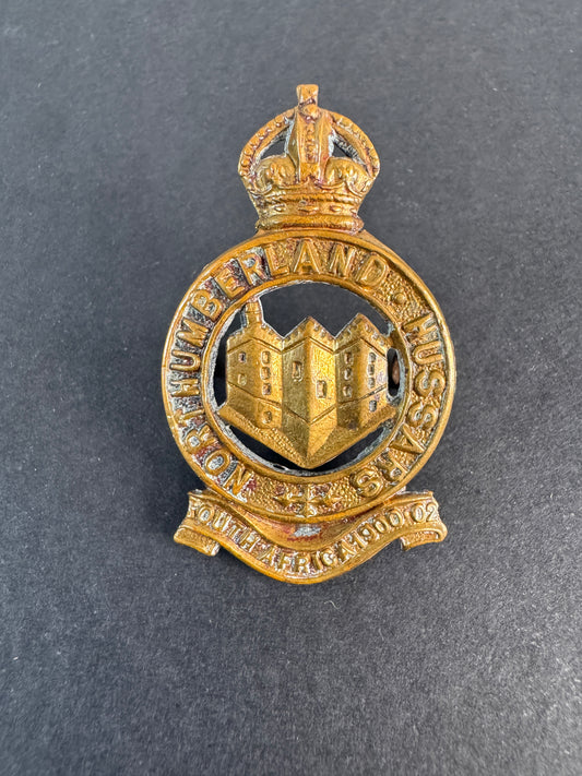 Image of British Army Northumberland Hussars (Yeomanry) Cap Badge