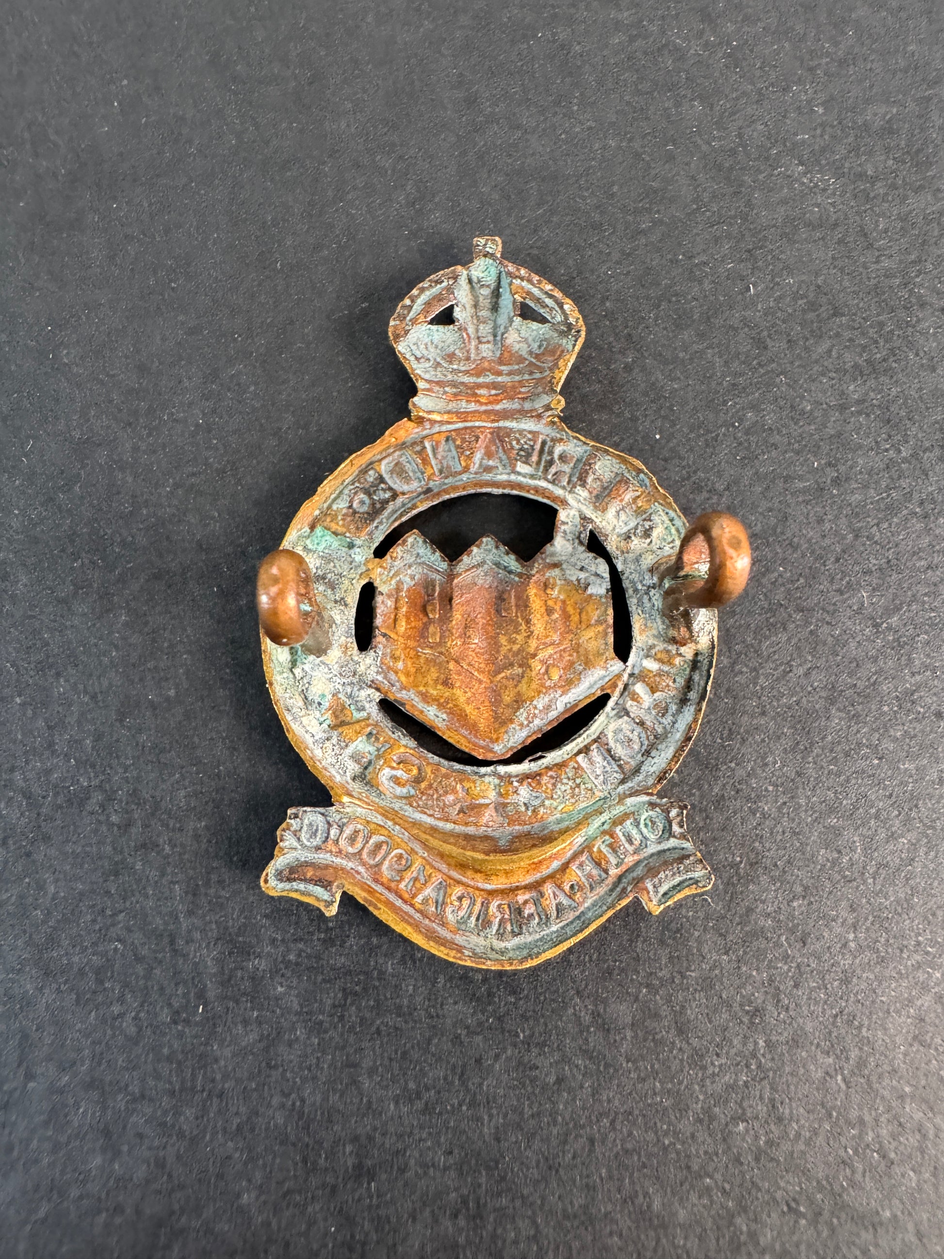 Image of product: british army northumberland hussars yeomanry cap badge