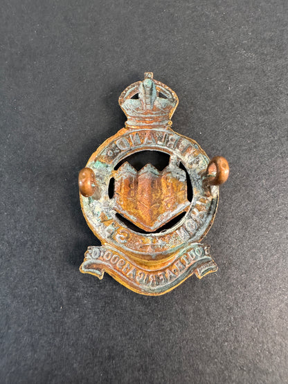 Image of product: british army northumberland hussars yeomanry cap badge